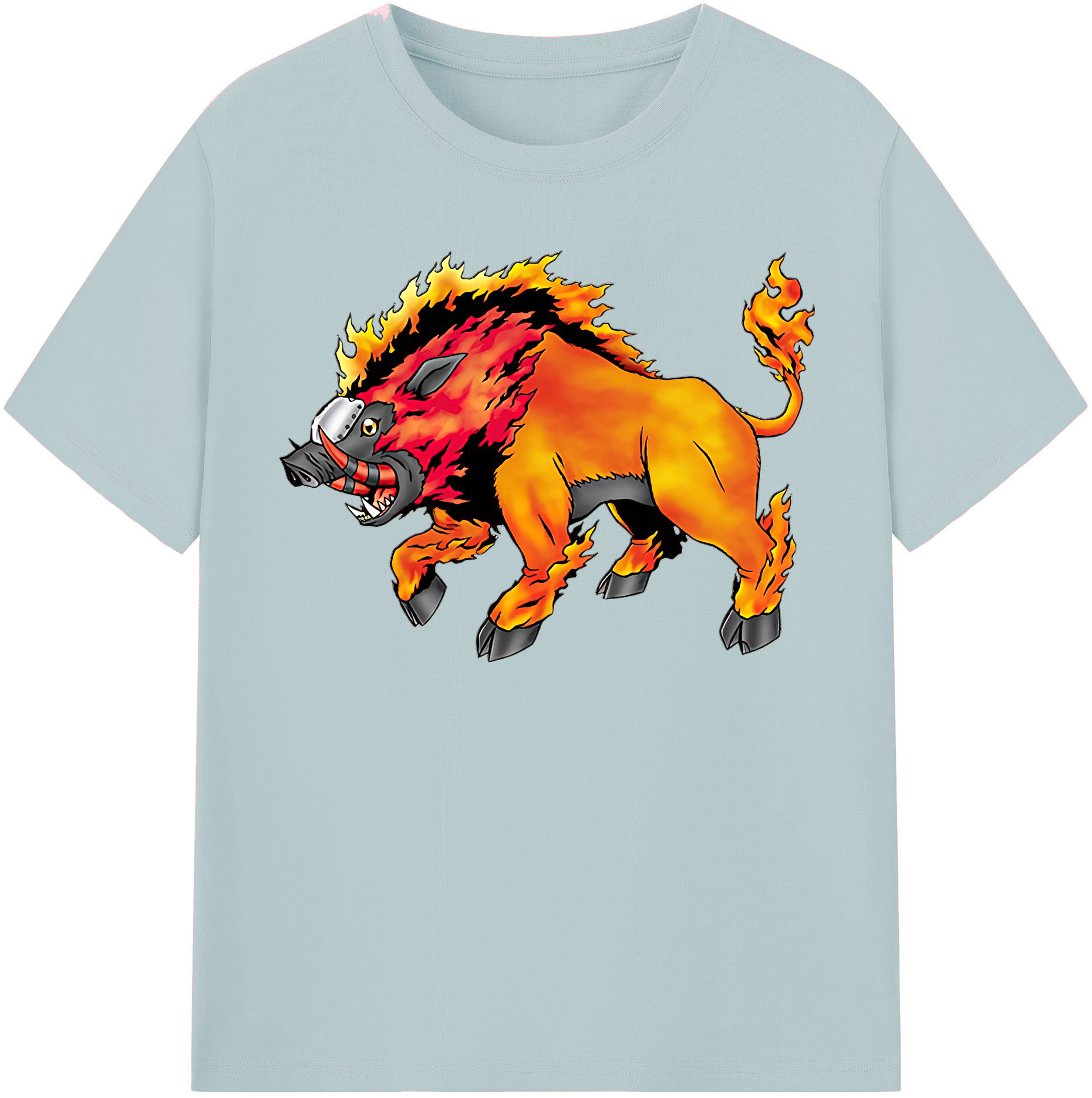 （画像用） Digimon デジタルモンスター/デジモン 綿100％半袖Tシャツ（フロントプリント）